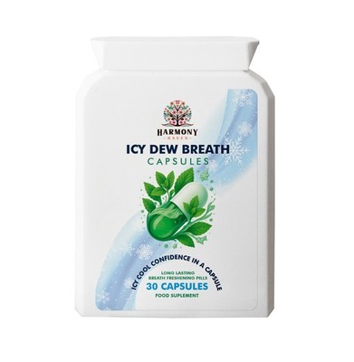 Icy Dew Breath Fusion Kapseln 30 - Frischer küssbarer Atem - Feel Confident