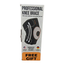 DR. BRACE Elite Knee Brace With Side Stabilizers  Patella Gel Pad Size XL