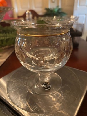 Tiffin-Franciscan Palais Versailles Seafood Cocktail Glass & Liners Some w/ tags