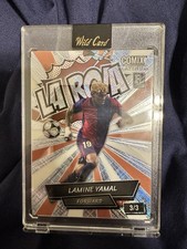 Lamine Yamal 2024 Wild Card Comix Platinum Rookie 3/3. rookie card picture