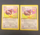 (2) Eevee Jungle 1st Edition Non-Holo 51/64 Pokémon 1999 - LP