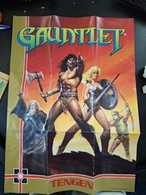 Gauntlet (NES)Foldable Promo Poster And Manual Only (No Game)