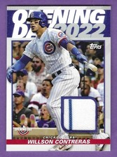 2022 Topps Opening Day –Relic Card - Willson Contreras - #ODR-WC  - MINT!