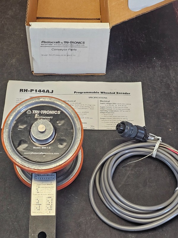 TRI-TRONICS MW-1-B 1-10 RH-P144AJ/8-30 PHOTOCRAFT ENCODER