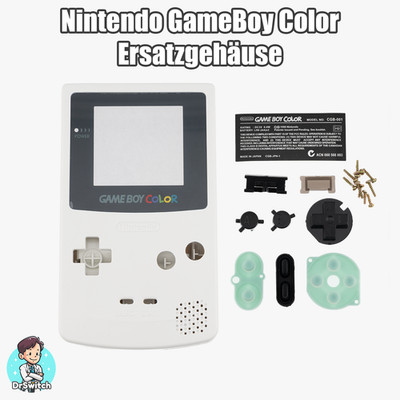 Nintendo Gameboy Color GBC Gehäuse Shell Case inkl Scheibe, Schrauben & Tasten