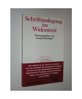 Schriftauslegung im Widerstreit, Raymond E. Brown; William H. Lazareth; George L
