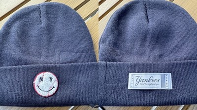 NY YANKEES NEW YORK OR NOWHERE KNIT HAT SGA NYON CAP MLB BASEBALL