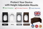 ANGLE MOUNT 20 Degrees Down Wedge + Rain Cover for Ring Video Doorbell 1/2/3/+/4