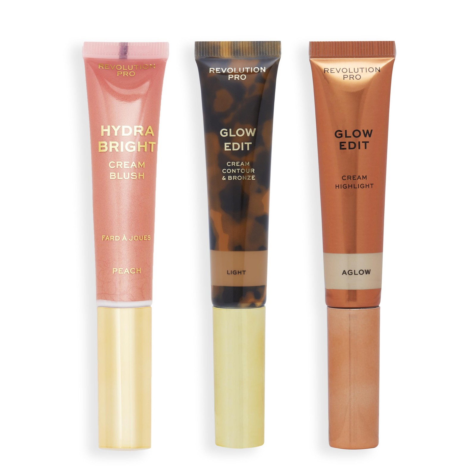 Revolution Pro Cream Face Wand Trio Cream Contour Blush & Highlighter Makeup S - Image 5