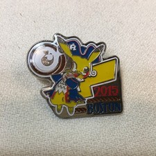 2015 Pokemon World Championship Pikachu Enamel Pin - 2015 Boston