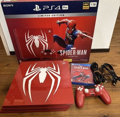 PlayStation4 Pro PS4 Marvel's Spider-Man Limited Edition Console Region Free