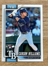 2026 Topps Series 1 #25 Carson Williams RC Tampa Bay Rays