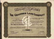 Gharbieh Land Company 1944 Kairo Le Caire &Auml;gypten Egypte Nildelta Kolonialzeit +