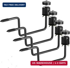 Trail Camera Tree Mount, 4 Pack Tracking Bracket, Tree 1/4" x 20 Screw 360 Rota