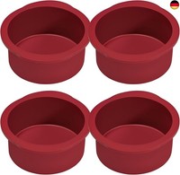 Silikon Kuchenform Rund, Antihaft Klein Backform 10Cm/15Cm/20Cm, Flexible Bpa