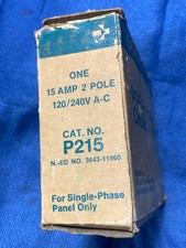 NOS GOULD ITE P215 Common Trip Pushmatic Circuit Breaker 2P 15A 120/240 Volts