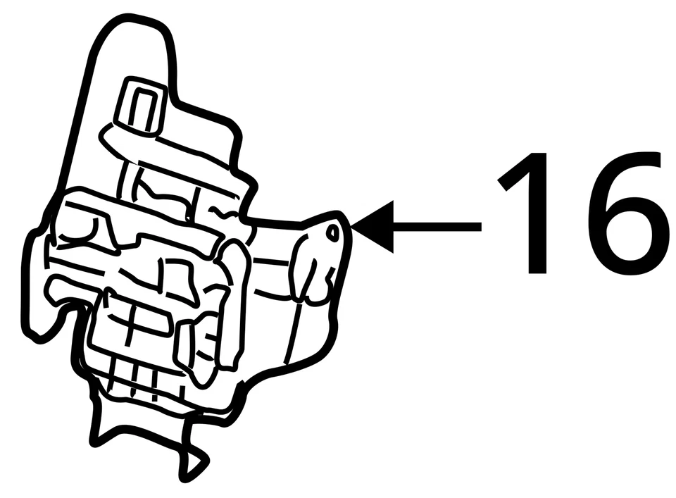 SE ADAPTA A CADILLAC DEVILLE 2004-2005 SOPORTE ASM P/ASIENTO LUMBAR 88957807 - NUEVO OEM Foto 3 de 3
