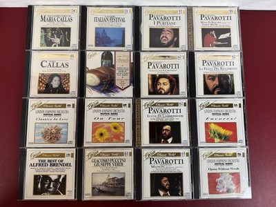 Lot of 16 EXCELSIOR Classical/Opera CDs Pavarotti-Puccini-Callas-French-Italian