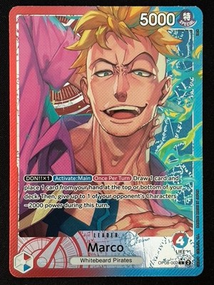 マルコ (SP) OP08-002 Marco (OP08-002) (Parallel) - Two Legends (OP08) - One Piece | eBay