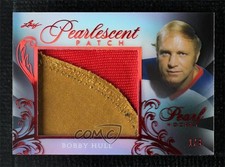2020-21 Leaf Pearl Pearlescent Patch Red 1/3 Bobby Hull #PP-02 Patch HOF k4s