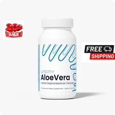 4 Bottles Unicity Aloe Vera 50 Capsules Herbal Cleanse Digestive Support