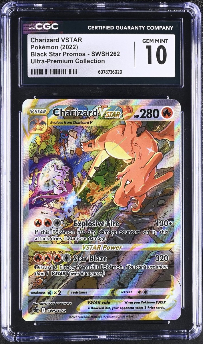 CGC 10 GEM MINT Charizard VSTAR SWSH262 PROMO Ultra-Premium UPC