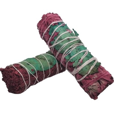 Smudge Stick: Weißer Salbei und Drachenblut - Weihrauch