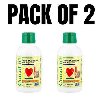 Essentials Liquid Calcium with Magnesium Orange 473 ml   Pack of 2