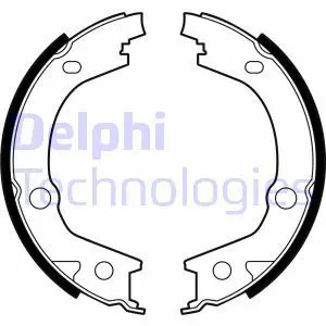 Brake Shoe Set, parking brake LS2001 DELPHI for KIA HYUNDAI
