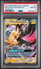 Pikachu & Zekrom GX 33/181 Sm-Team Up Holo PSA 8 on eBay
