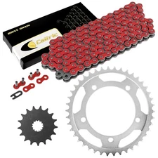 Red Drive Chain And Sprocket Kit for Suzuki GSX-R750 2000-2005