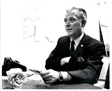 LD364 1968 Original Greg Gilbert Photo U.S. ATTORNEY GENERAL JOHN J. O'CONNELL