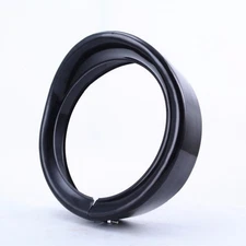 BLACK HARLEY FRENCHED HEADLIGHT RING - ROAD KING, TOURING, TRIKE AND FL SOFTAIL