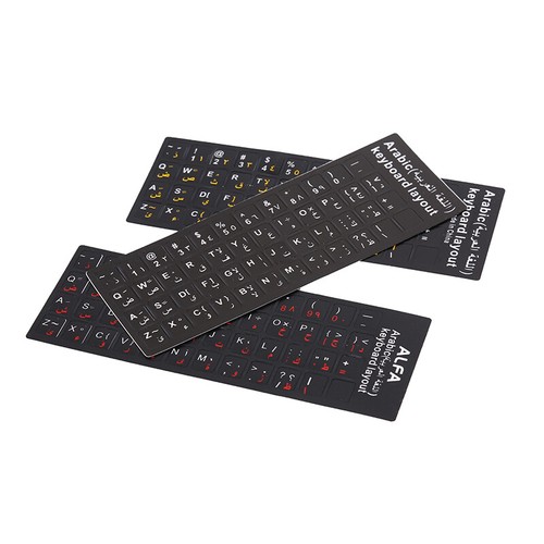 Arabic Keyboard Sticker letter Waterproof Frosted No Reflection Non-transparAZ0 - 第 4/15 張圖片