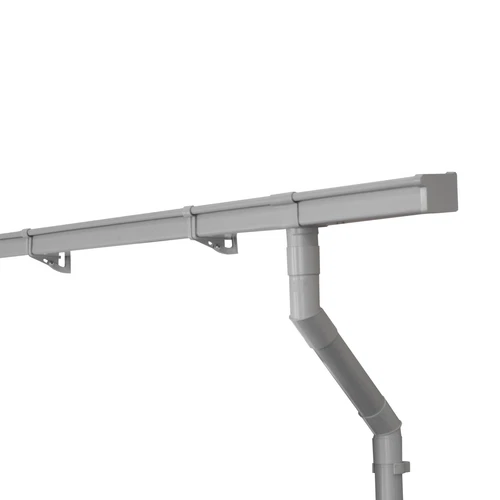 INEFA Dachrinnen Set PVC 3/4/5/6/8m Kastenrinne NW 83 Regenrinne Carport/Terasse