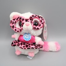 Aurora World YooHoo  Friends Plush Pammee In Animal Print 5  Glasses