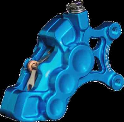 AN 6-Piston Fr Right Brake Caliper 11.8in Blue Night Train 06-09
