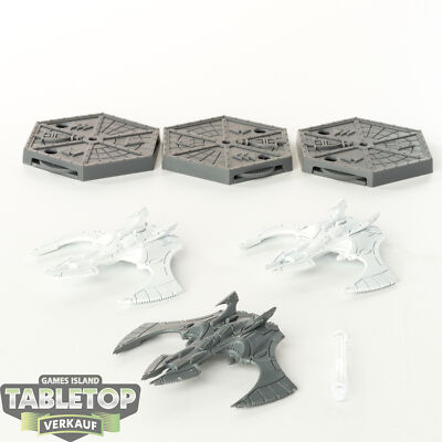 Aeronautica Imperialis - 3 Phoenix Bomber - teilweise bemalt