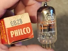 1  NOS NIB Philco 6BZ8 tube. Tests great on my B+K 707
