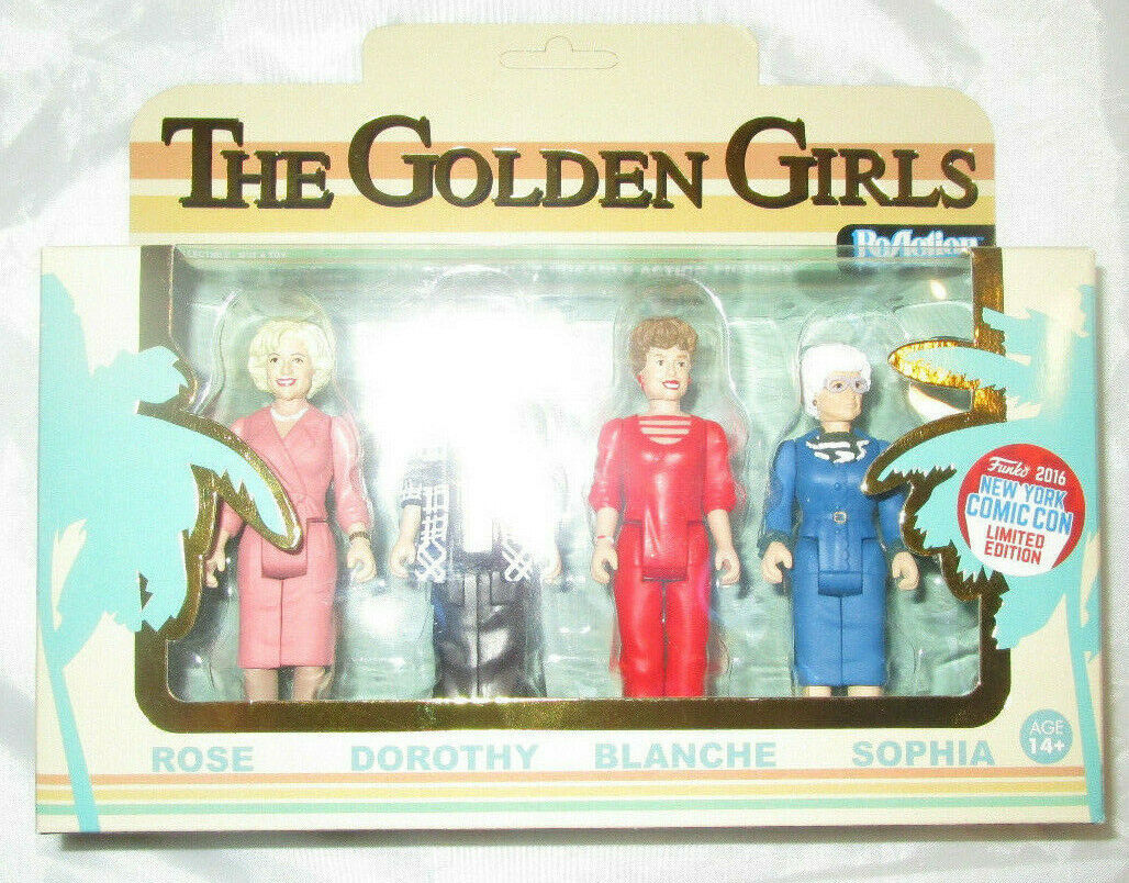 ReAction Golden Girls Figure Set NYCC 2016 Rose Dorothy Blanche