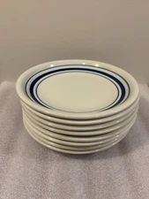 TIENSHAN COUNTRY CROCK BLUE BANDS SALAD PLATE(S) 7 3/4 inches