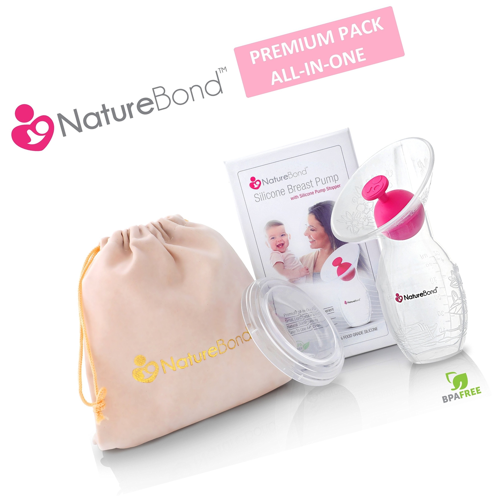 naturebond silicone breast pump