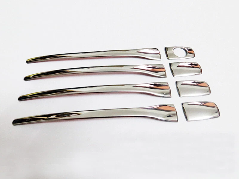 Cubierta de manija de puerta de coche de acero inoxidable para Peugeot 3008 2009-2015 8 piezas Foto 2 de 4