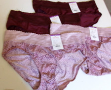 four Warners Hipsters underwear Size 9 Prints and solids Style 5609J