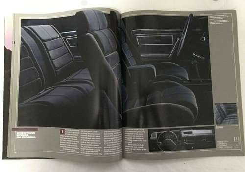 The Buick Book Vintage 1984 Sales Booklet Ephemera Paper Automobile Cars Promo - Picture 9 of 11