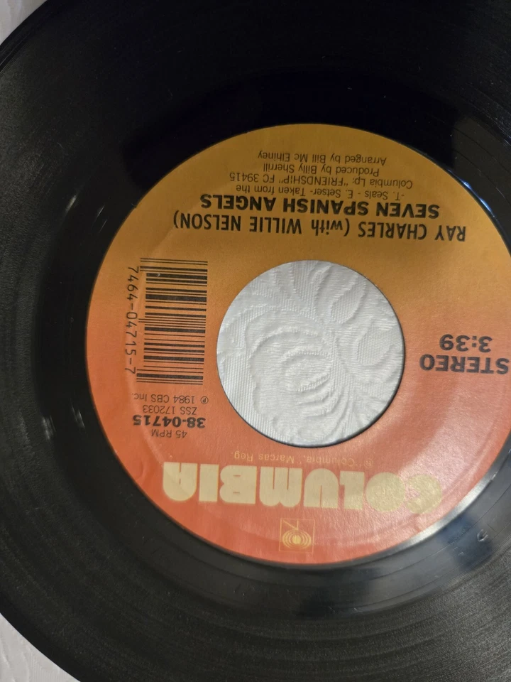 Ray Charles Who Cares & Seven Spanisjh Angels 38-04715 1984 Foto 3 de 4