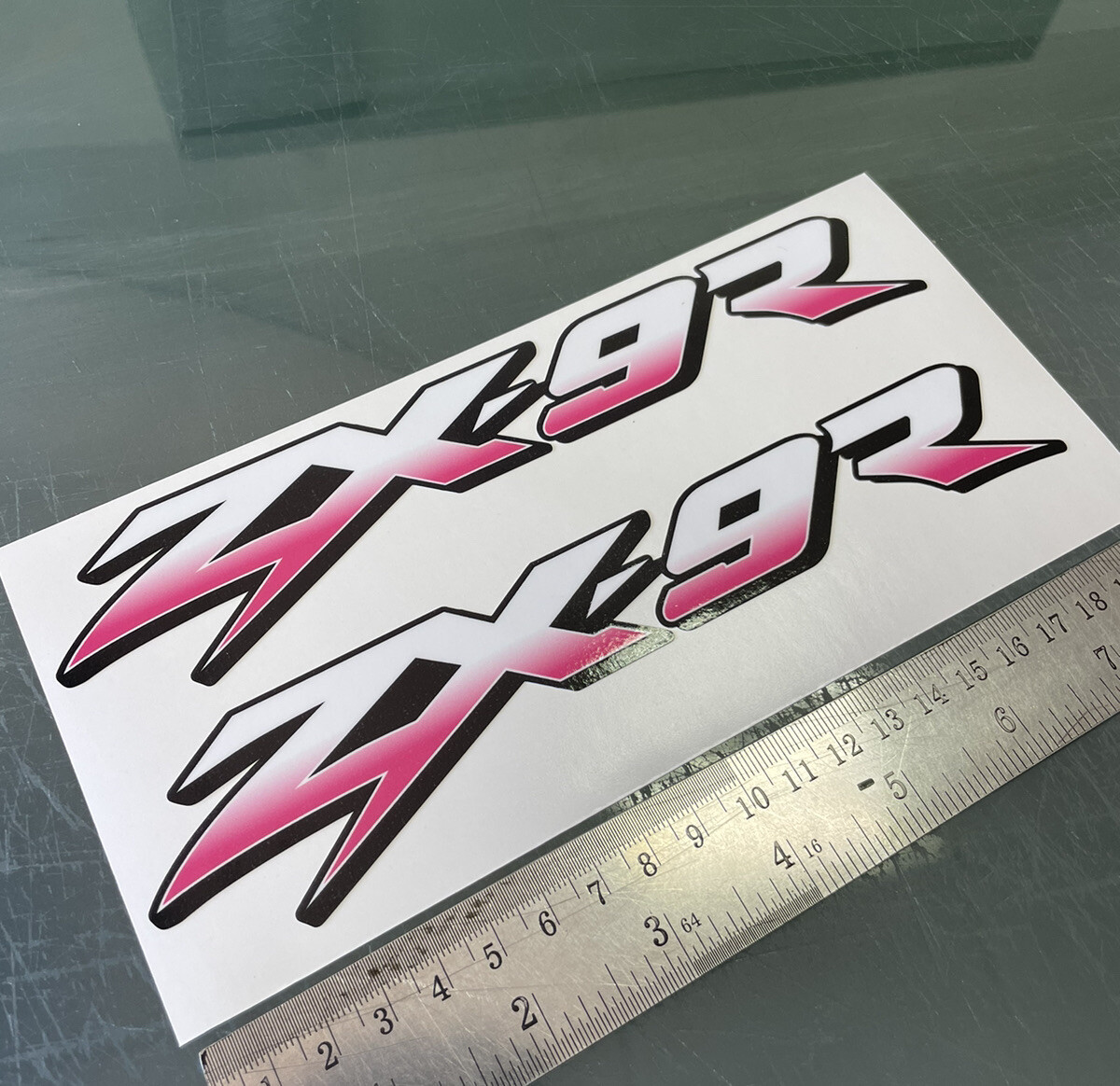 ZX-9R ZX9R Fairing Decals / Stickers (Any Colour) (200mm x 45mm