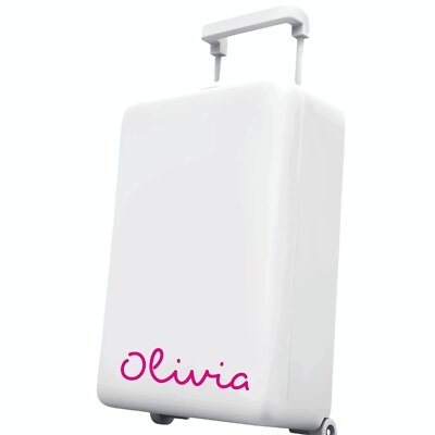 Personalised Island of Love Name Vinyl Sticker Suitcase Luggage Holiday  Plane UK