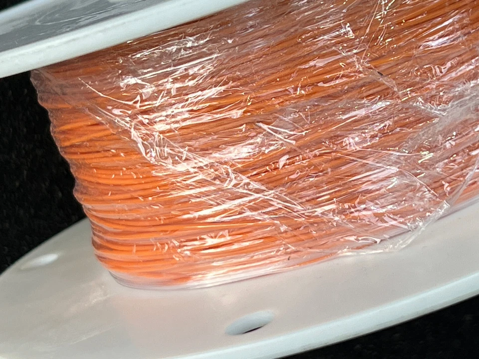 Alpha Wire 5853 / 19 BK001 CUERDA DE CONEXIÓN 26AWG NARANJA 1000' Rollo 600V 200C Nuevo Foto 4 de 4