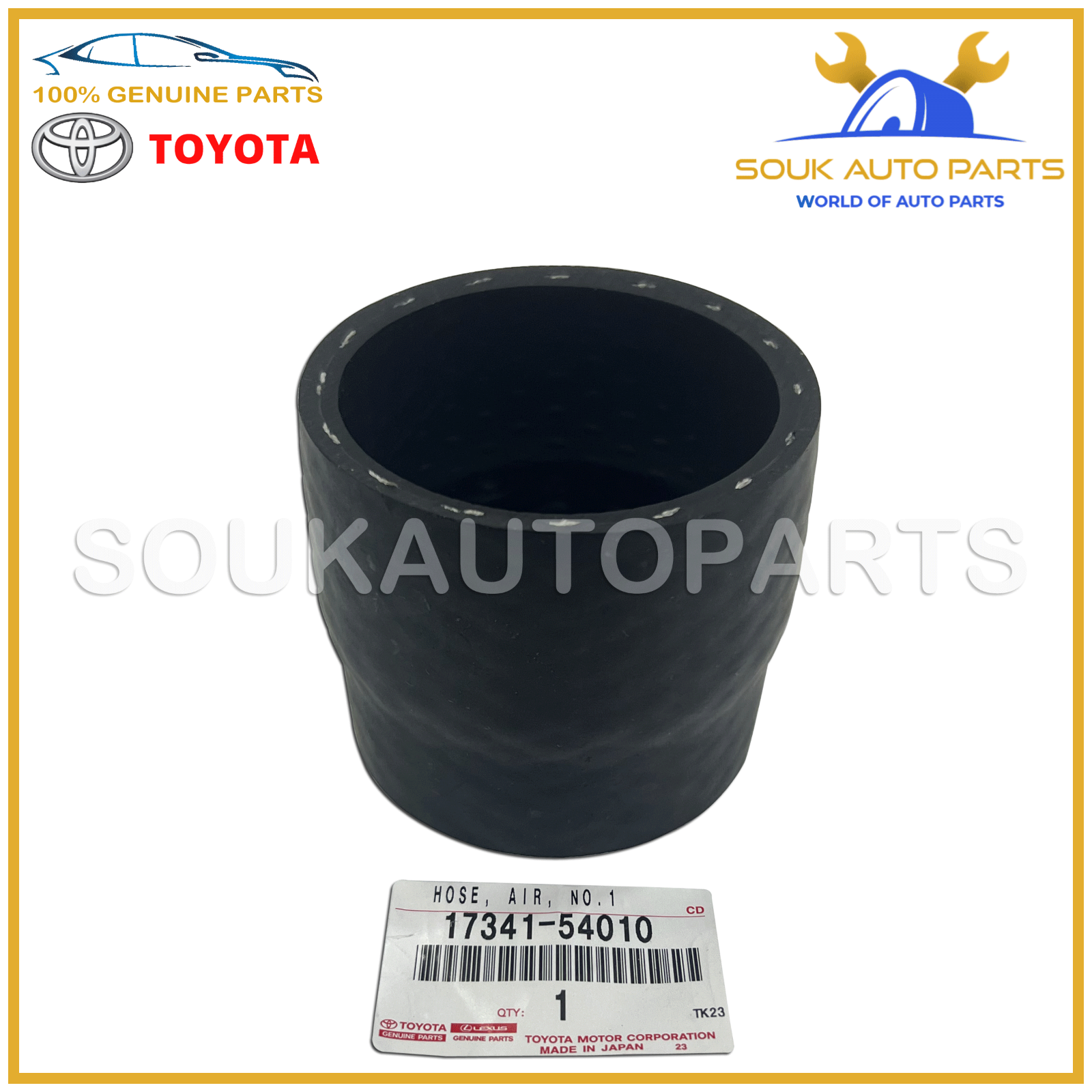 17341-54010 Genuine Toyota HOSE, AIR CLEANER, NO.1 1734154010 OEM 